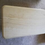 Large coffee table in vintage travertine
