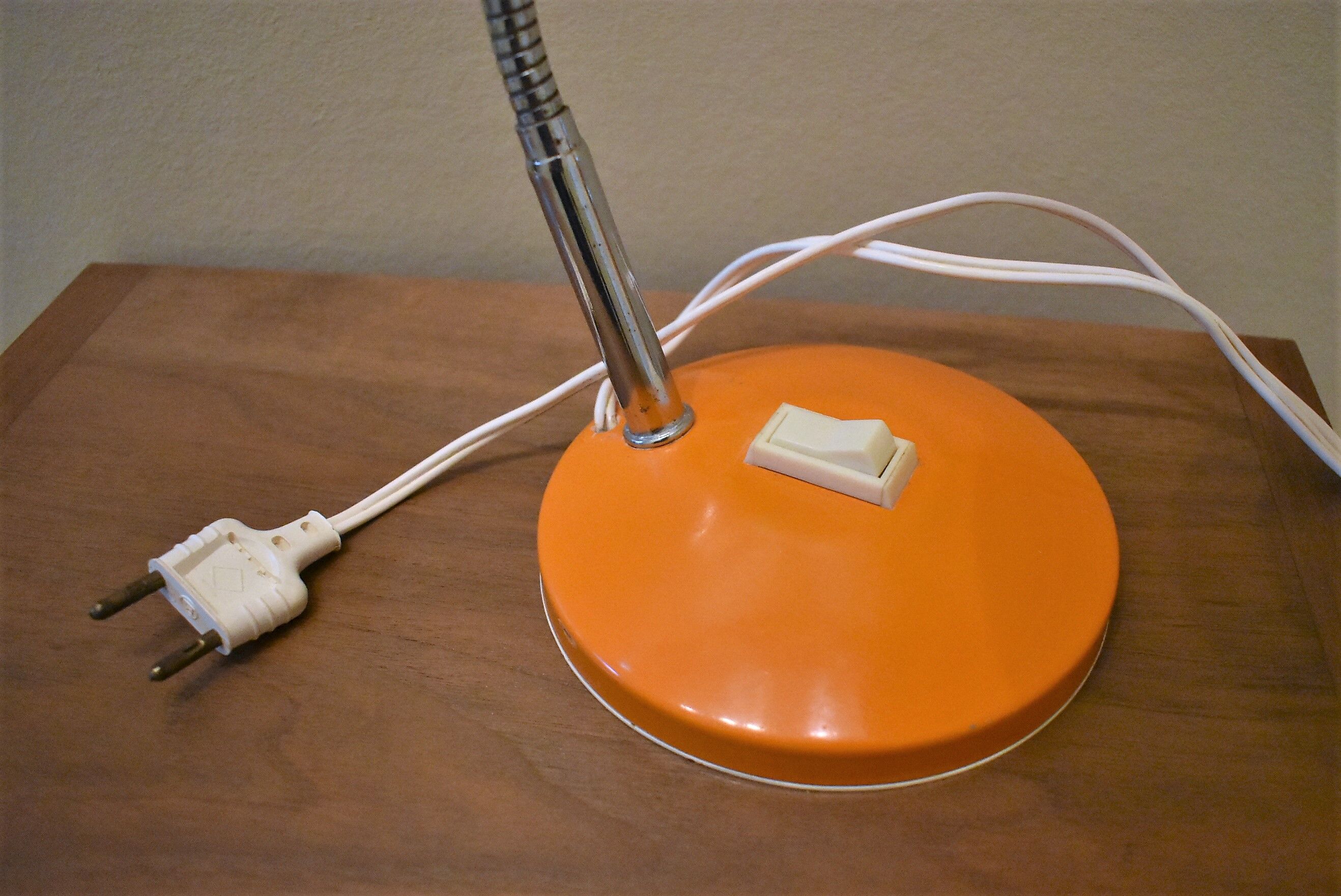 Vintage Orange desk lamp