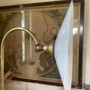 Italian lamp in brass and opaline sliding arm 67cm