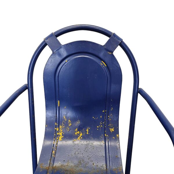 Chaise Stak A Bye Harry Sebel vintage bleue, années 1950