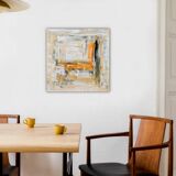 Abstract painting table