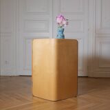90s laminated wood folding storage unit