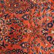 Handmade antique Persian Sarouk rug 4.1' x 6.5' (125cm x 198cm) 1920s - 1B789