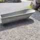 Old zinc bathtub