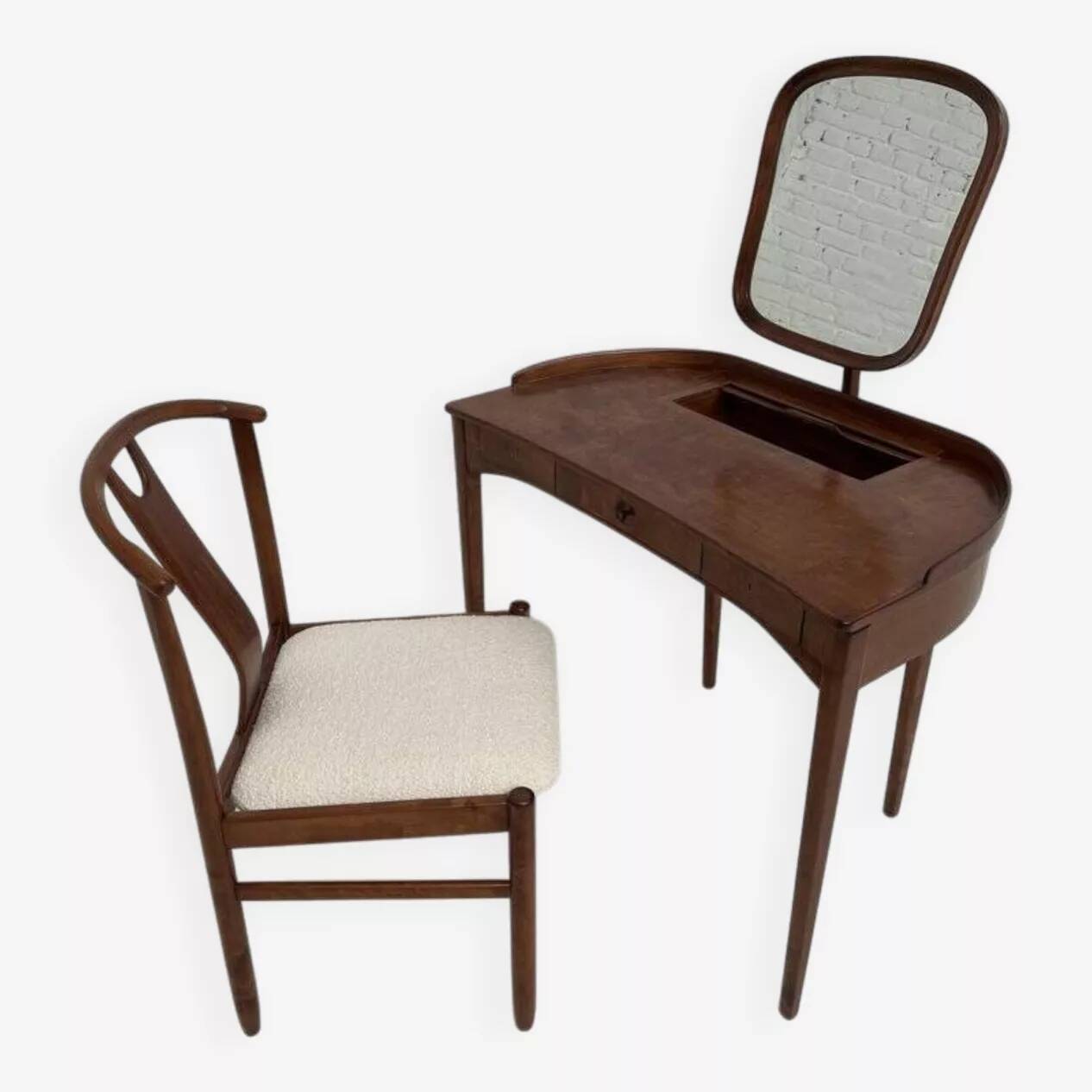 Brigitta Dressing Table and Chair by Carl Malmsten & Yngve Ekström
