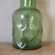 Duo of vintage bottles in Italian glass