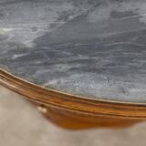 Small Beech Drum Table, Louis XVI style – 1920