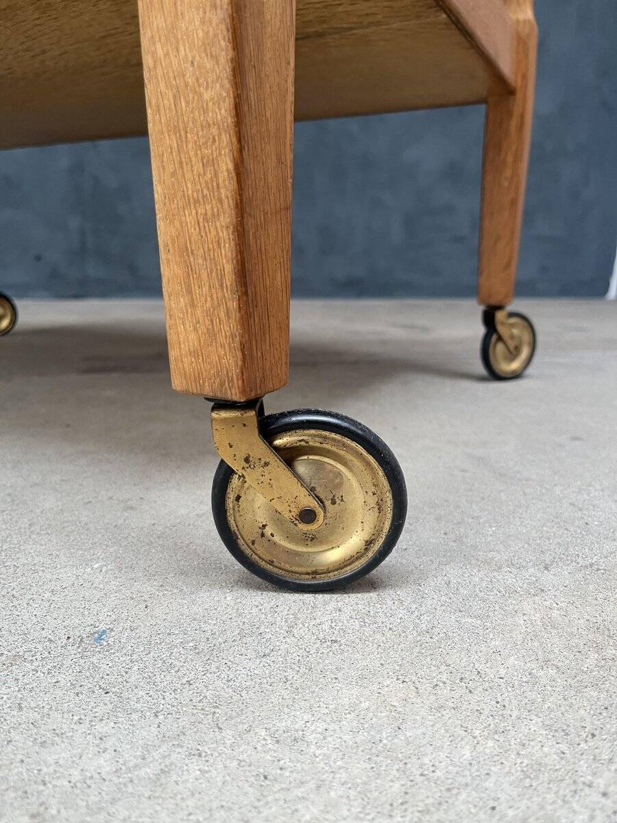 Modern Rolling Table Mid-Century by Henning Kjærnulf, 1960s
