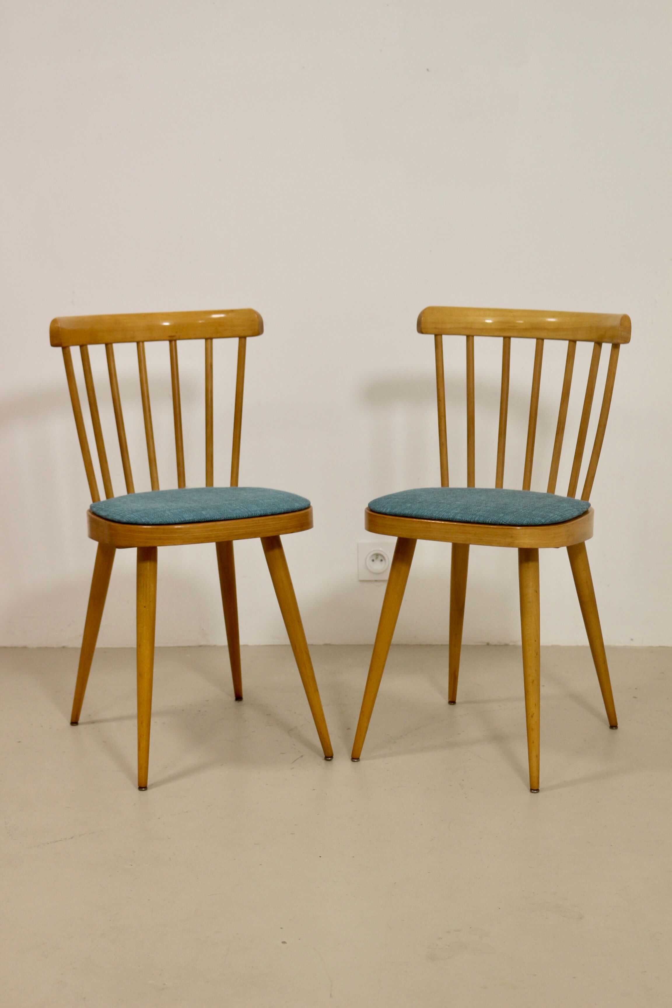 Set of 2 scandinavian chairs 1960