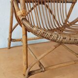 Rattan armchair