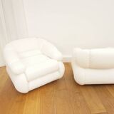 Paire de fauteuils Space Age d'Adriano Piazzesi, 1970