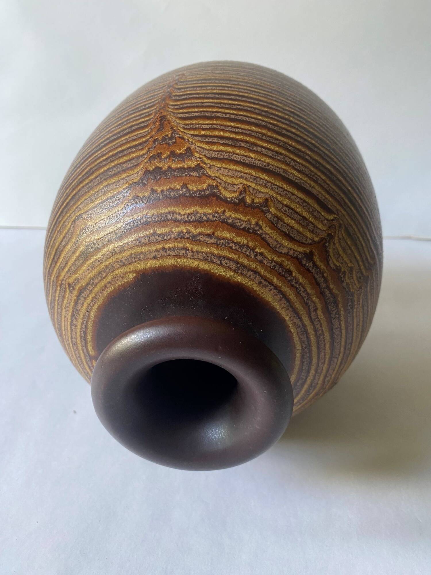 Vintage vase from the 60s, signed