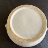 Cache-pot en faïence blanche