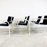 6 postmodern cirkel dining chairs by Metaform, 1980s