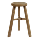 Gong - Antique Chinese pine stool, round seat no. 7