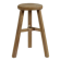 Gong - Antique Chinese pine stool, round seat no. 7