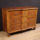 Commode en marqueterie italienne du 20e siècle