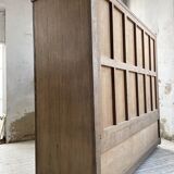 XXL oak display cabinet