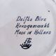 Vase Delfts Blue FG paysage hollandais d'un côté et décor floral de l'autre