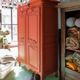 Rhubarb French Marriage Armoire