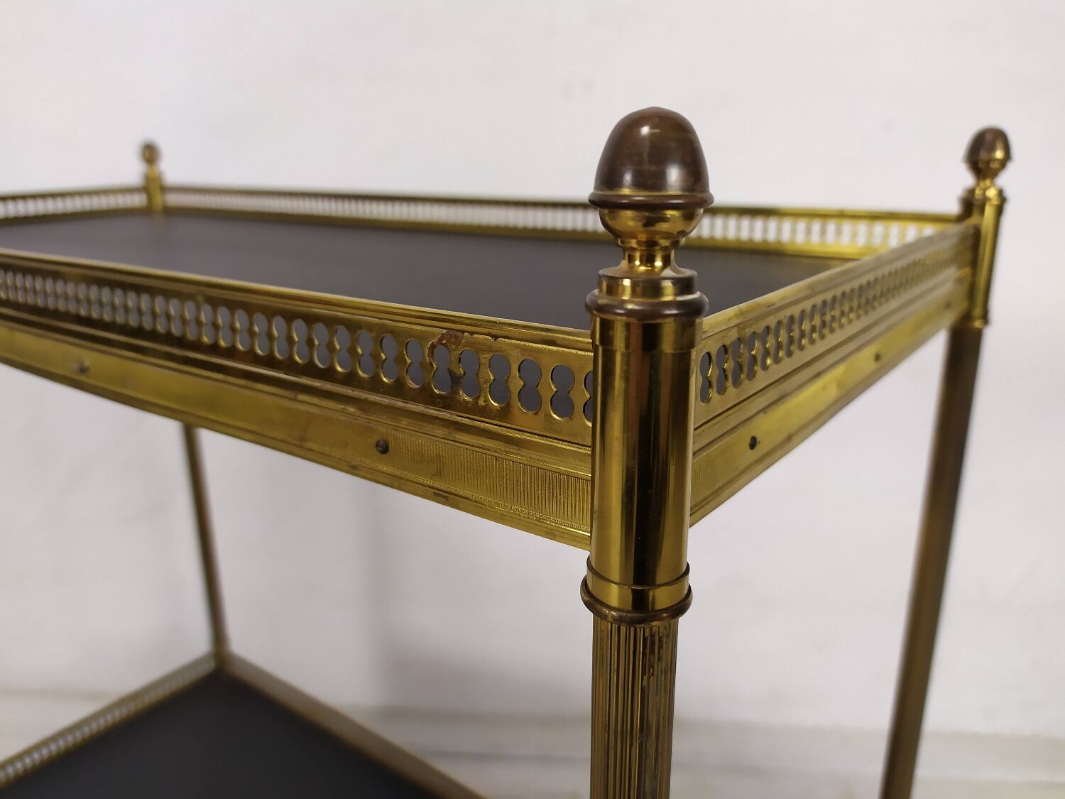 Brass console table