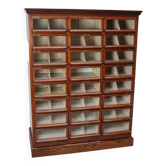 Meuble de Mercerie Vintage en Chêne/Acajou, Pays-Bas, 1930s