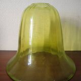 old blown glass lampshade vintage pendant light