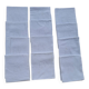 12 embroidered white napkins