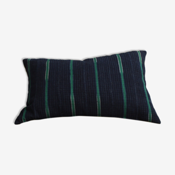 Ethnic Indigo African Asoke cushion cover