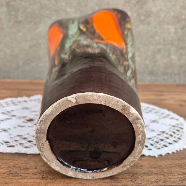 Vase en céramique marron Vallauris