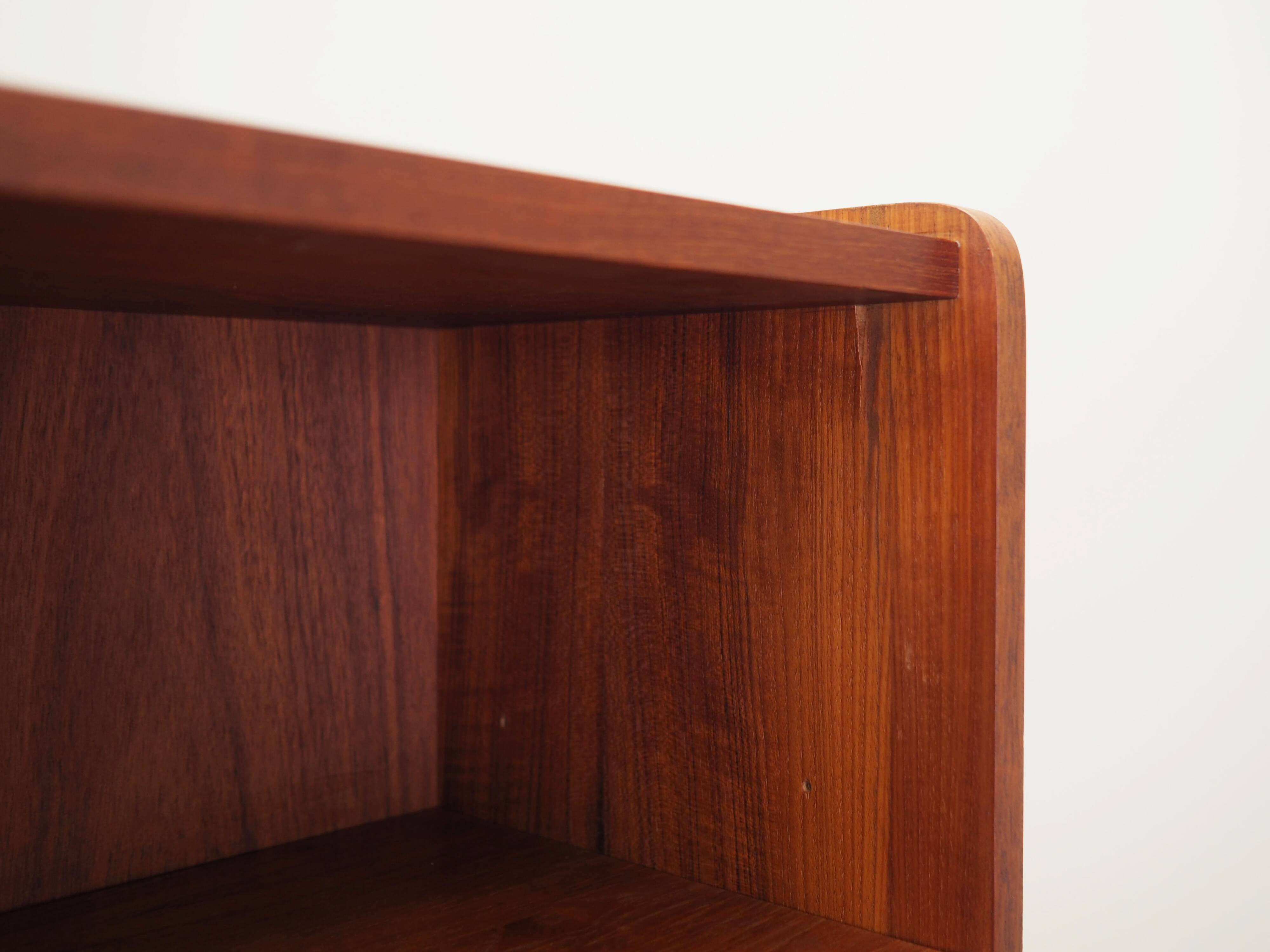 Teak bookcase, Danish design, 1970s, production: Denmark