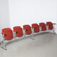 Bench Castelli Piretti Axis 3000 6 seats red