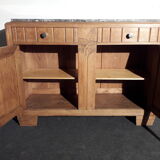 Art deco buffet on marble