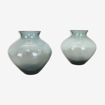 2 vases Turmaline par Wilhelm Wagenfeld pour WMF, années 1960