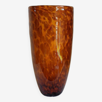 Grand vase verre soufflé