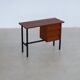 Vintage teak metal sidetable