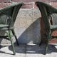 Salon de jardin complet en rotin. (Sofa, fauteuils x 2, table basse)