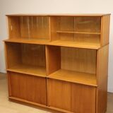 Vintage Oscar bookcase in oak, 1960s