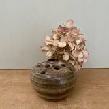 Pique-fleurs vintage en grès