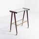 1960’s Italian Mid-Century Modern sculptural side table/serving cart