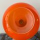 Suspension vintage en opaline orange électrifiée à neuf