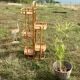 Rattan and bamboo plant rack from the 70s