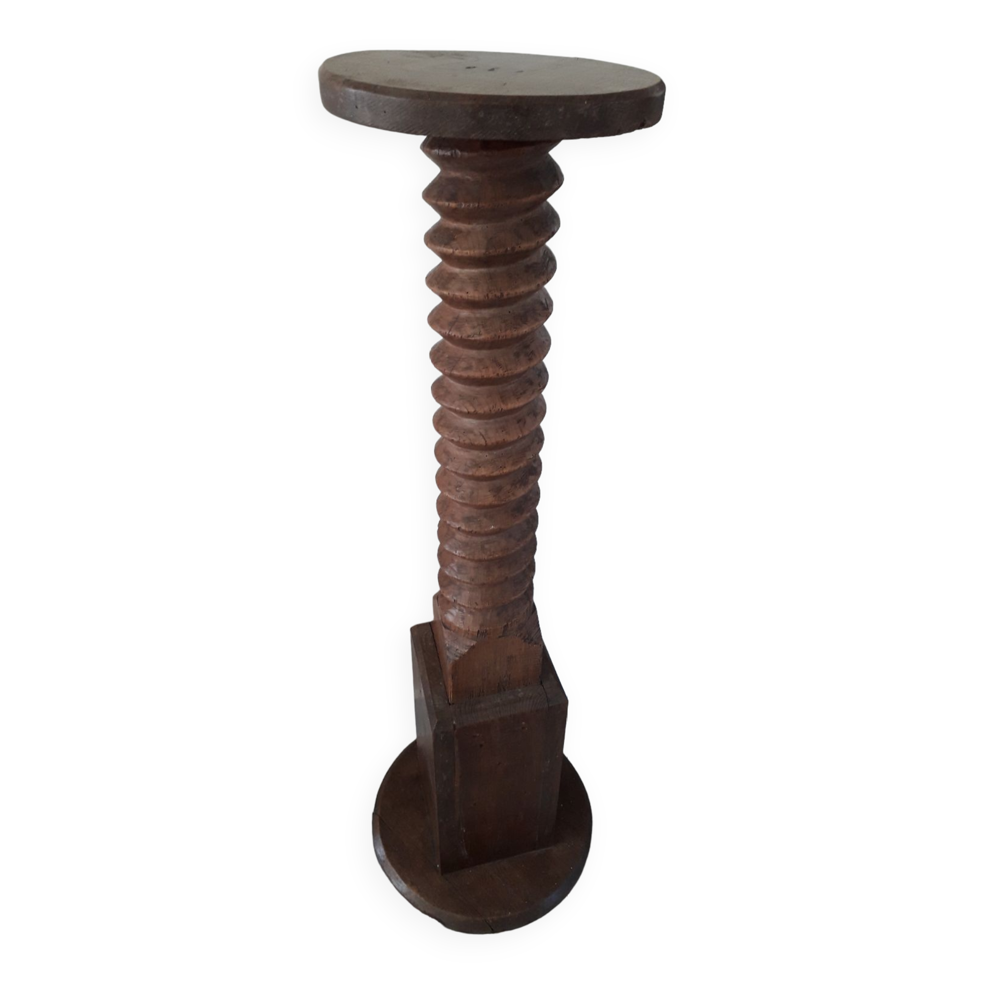 Fifth wheel press screw