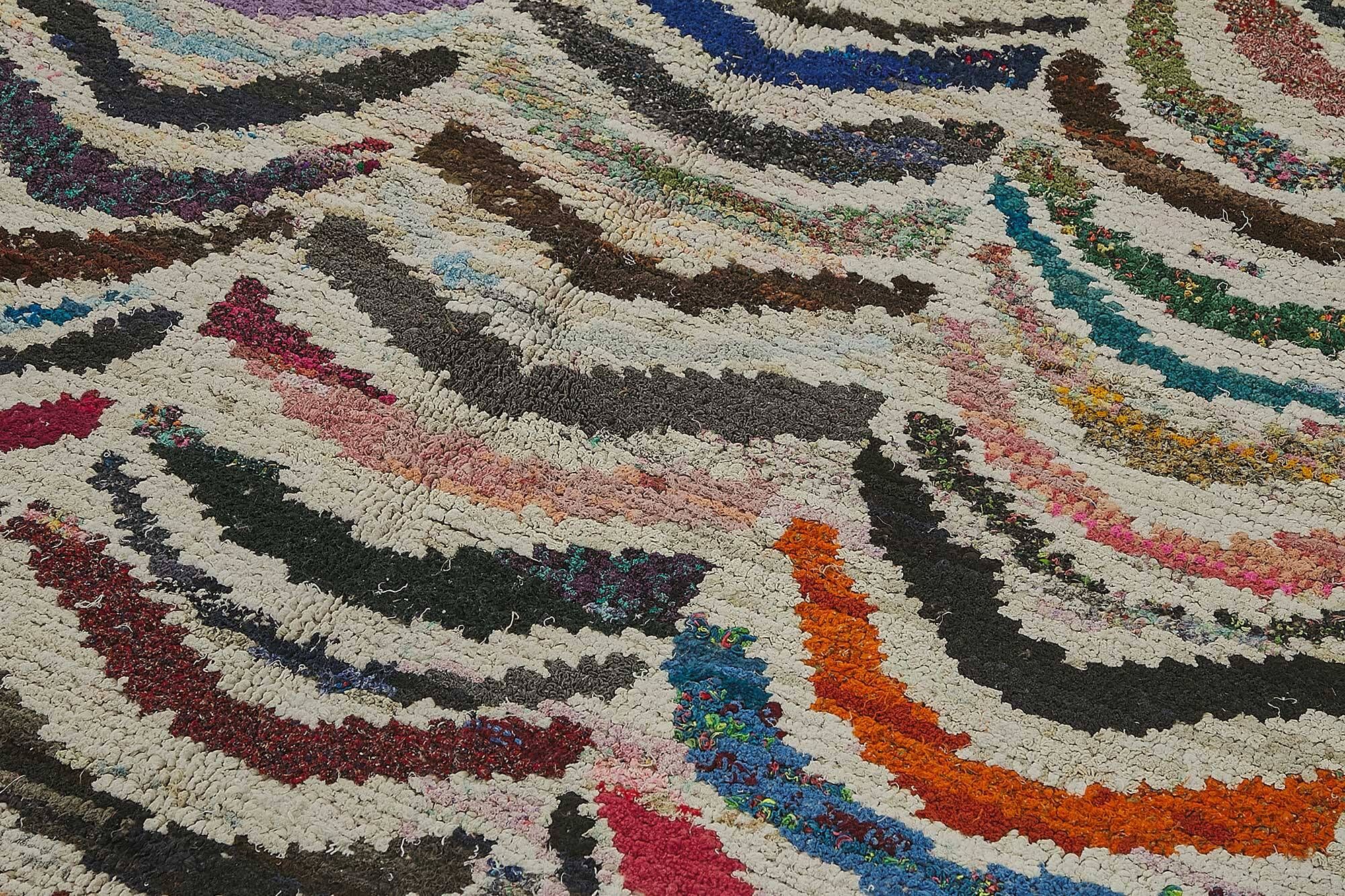 Handwoven Turkish Recycled Boho Rug 200 cm x 294 cm