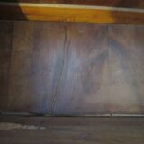 Antique trunk bench - Louis Philippe style - trunk seat - solid wood