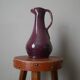 Pitcher vase with handle ceramic handmade pottery country decoration