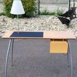 Jean Nouvel Edition Ligne Roset desk with its original lamp created for Relais Châteaux 1980
