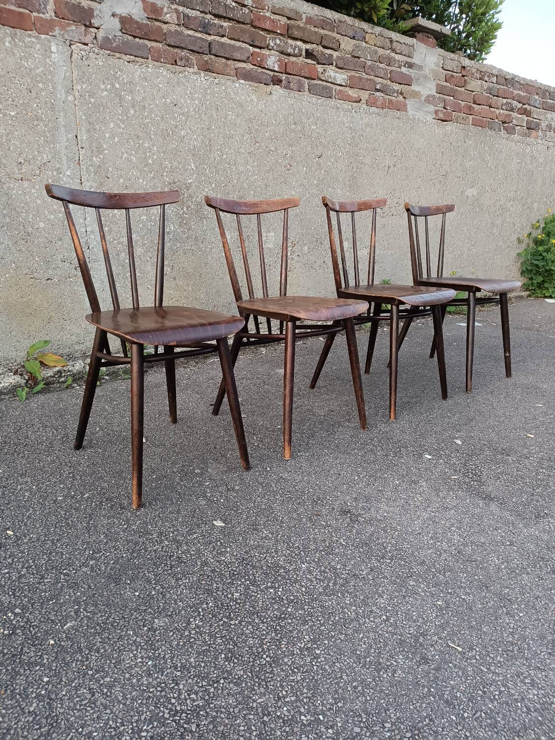 Set of 4 chairs by Tatra Nabytok Czechoslovakia 1960