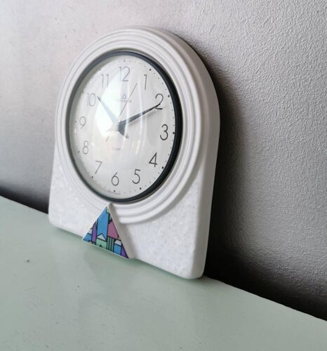 Horloge allemande  en céramique Dugena années 90