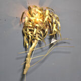 Palm tree wall light by Daniel D'Haeseleer, 1970s